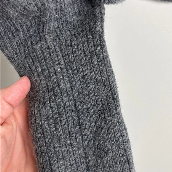 Quince Dark Gray Wool/Alpaca Blend Cardigan - Size M - Picture 7 of 8